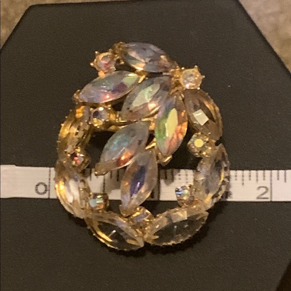 Aurora Borealis Vintage Brooch - Picture 5 of 5